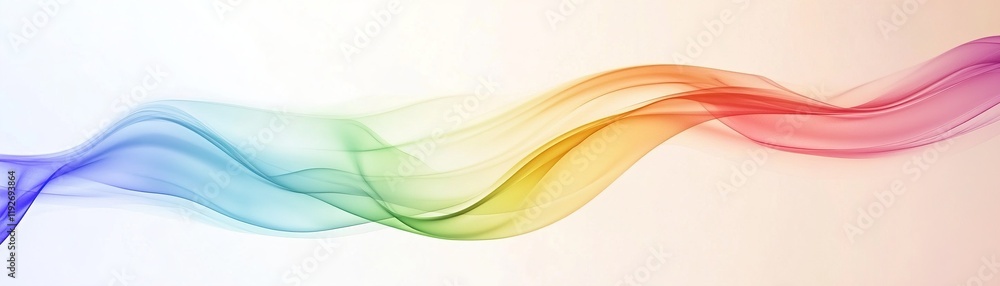Poster gradient waves offer a modern and playful backdrop for creative text arrangements and presentations 