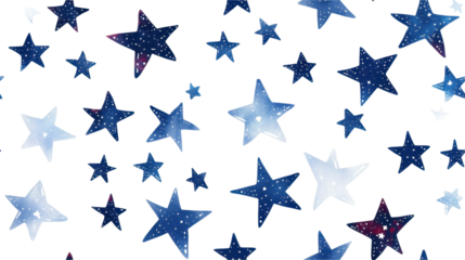 Stunning Blue Star Pattern Design for Backgrounds and Prints