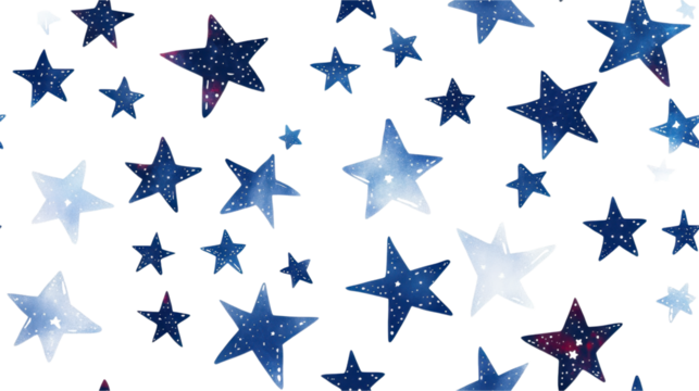 Stunning Blue Star Pattern Design for Backgrounds and Prints - Powered by Adobe