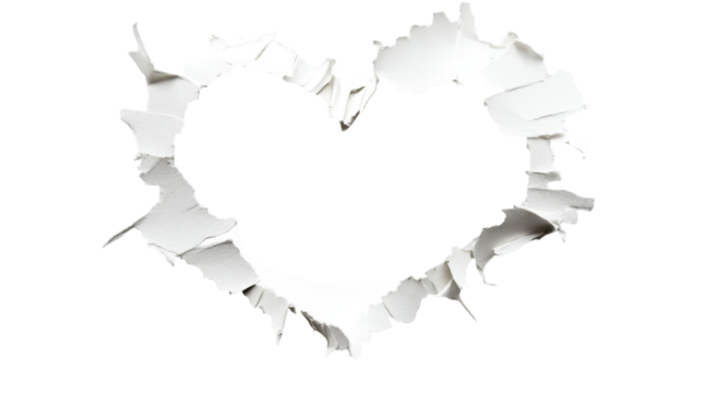 Abstract Heart Shape Graphic Design