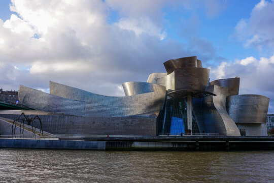 The Guggenheim Museum Bilbao architecture. Bilbao, Basque country, Spain, travel destinations