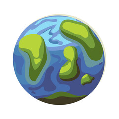 Earth Flat Children Draw