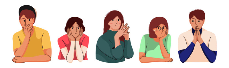 Set of Confused Men and Women
