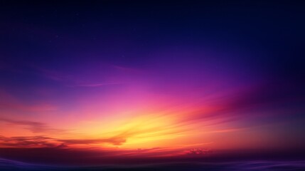 Obraz premium Vibrant Sunset Hues: A Celestial Canvas