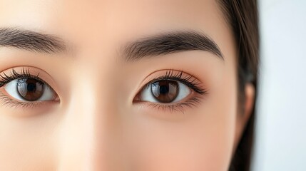 Obraz premium Close-Up of Beautiful Asian Eyes