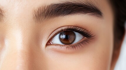 Fototapeta premium Close-Up of Beautiful Asian Eyes
