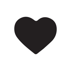 heart icon isolated on a white background