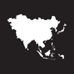 Asia Map Icon