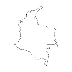 Colombia Map Icon