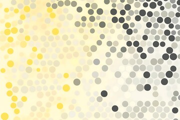 Pattern with yellow and gray circles