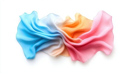 Luxurious Vibrant Silk Scarf with Soft Flowing Fabric in Bright Colors