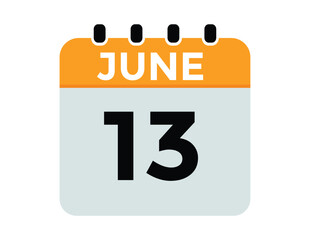 June 13 - Calendar Icon
