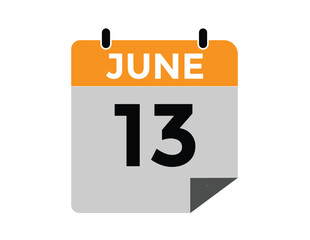 June 13 - Calendar Icon
