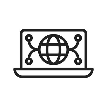 Grid Computing icon vector image. Suitable for mobile apps, web apps and print media.
