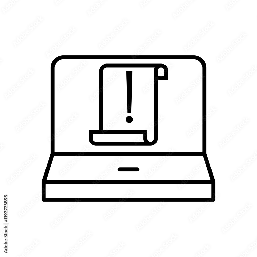 Poster info icon vector. help desk illustration sign. documentation symbol.