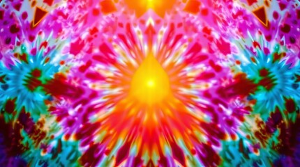 Radiant and luxurious tie dye background with a warm golden glow for professional use