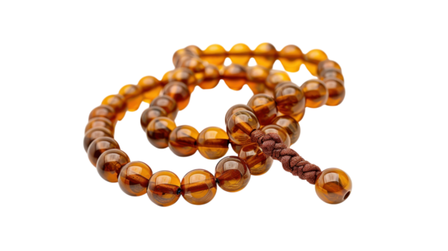 Amber Rosary Beads - Exquisite Prayer Jewelry