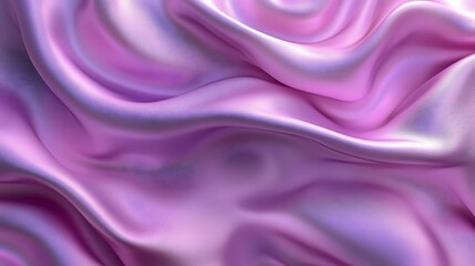 Fototapeta premium Lavender silk fabric, draped, soft folds, elegant texture, background for design