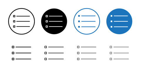 Menu icon Isolated flat vector in outline