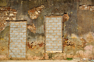 Old brick wall background