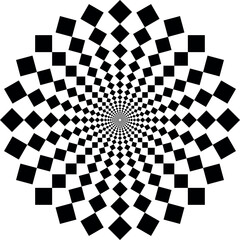 Mandala Design. Simple mandala design for coloring. Vector floral mandala.