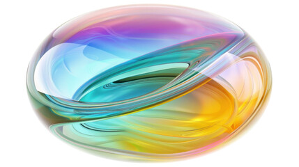 Abstract Colorful Sphere Graphic Design