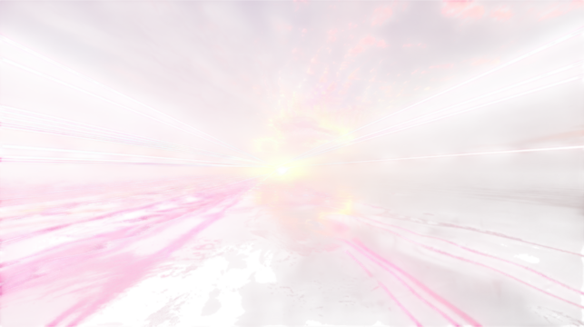 Pink Sunrise Tunnel of Light and Colors