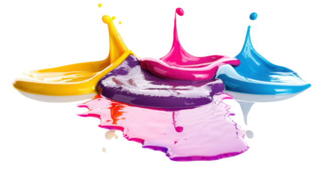 Colorful Paint Splash Art