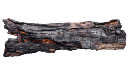 Charred Wood Texture: A Burnt Landscape
