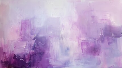 Naklejka premium Abstract Purple and Lavender Painting
