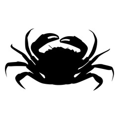 crab vector silhouette