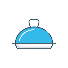 Obraz premium Food Serving vector icon