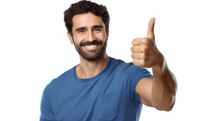 Fototapeta premium man showing thumbs up