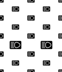 Car Headlight Icon Seamless Pattern Y_2412002