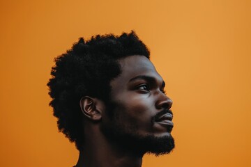 black man isolated on background