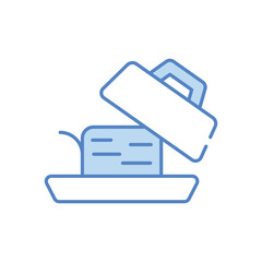 Butter Dish vector icon