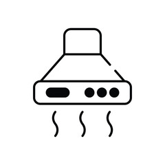 Range Hood vector icon