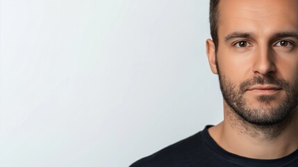Fototapeta premium white man isolated on background 
