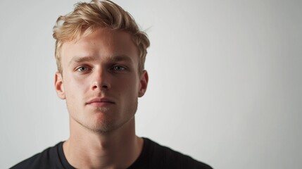 Obraz premium white man isolated on background 