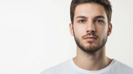 Fototapeta premium white man isolated on background 