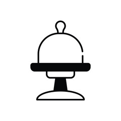 Fototapeta premium Cake Stand vector icon