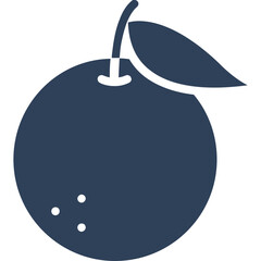 Orange  vector icon with an isolated background 