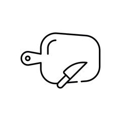 Fototapeta premium Cutting Board vector icon