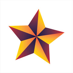 star gradient color illustration vector design.eps