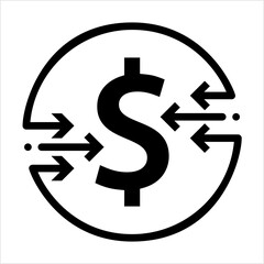 Money Back Dollar Icon M_2412001
