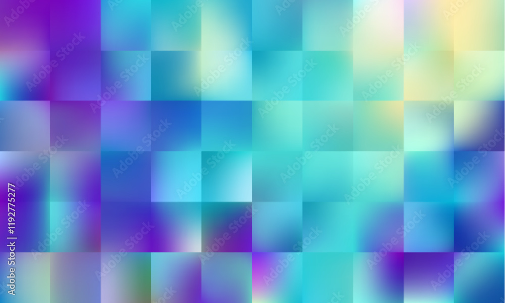 Poster this is a vibrant abstract gradient mosaic background featuring a stunning blend of shades of blue a