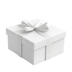 Elegant Minimalistic 3D Illustration of a Simple Gift Box