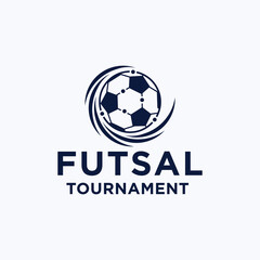 Creative Futsal Club Logo Design for Sports Branding vector futsal sports club logo