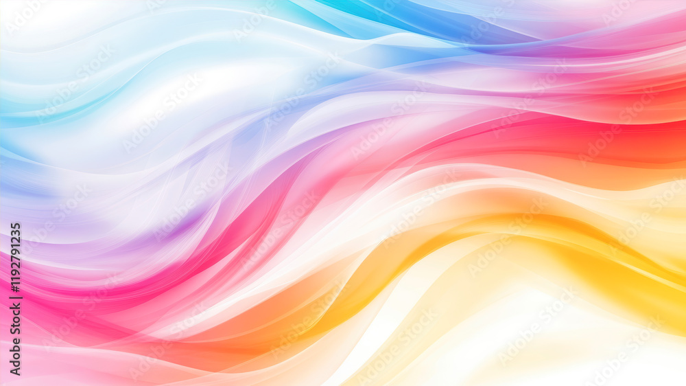 Aufkleber vibrant swirls of color create an abstract background evoking a sense of harmony and creativity in t