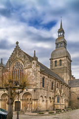 Obraz premium St. Sauveur Basilica, Dinan, France